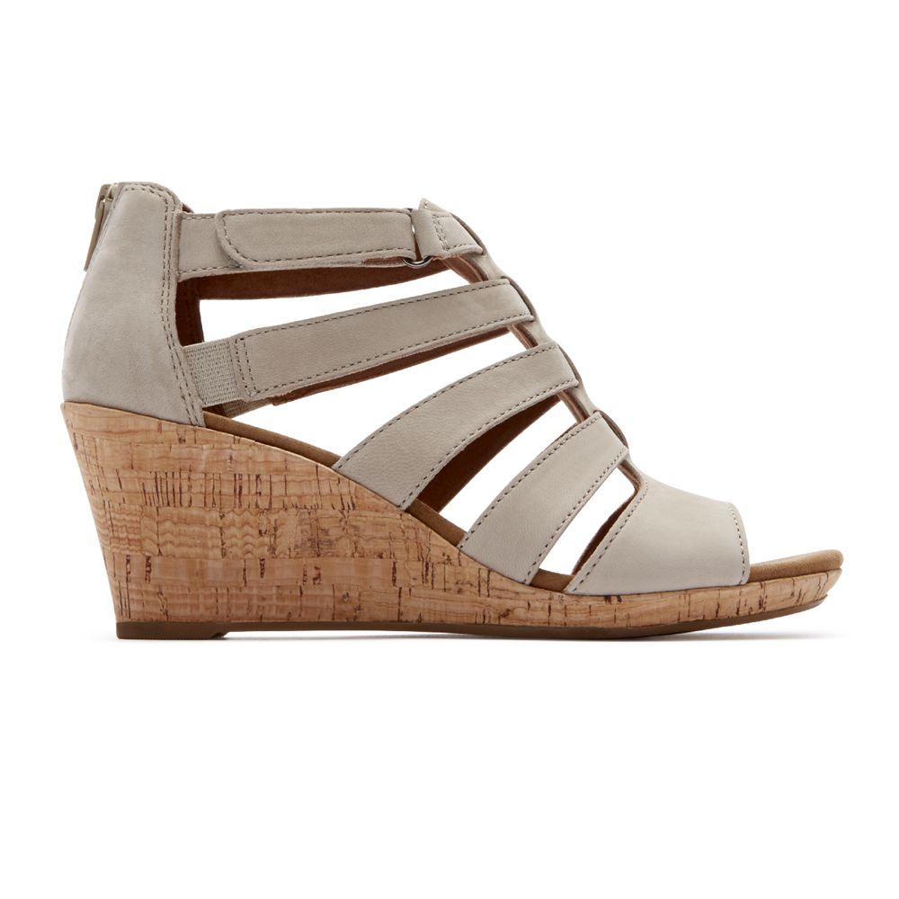 Sandale Rockport Dama Briah Gladiator Bej - Romania 3126-FBWUL